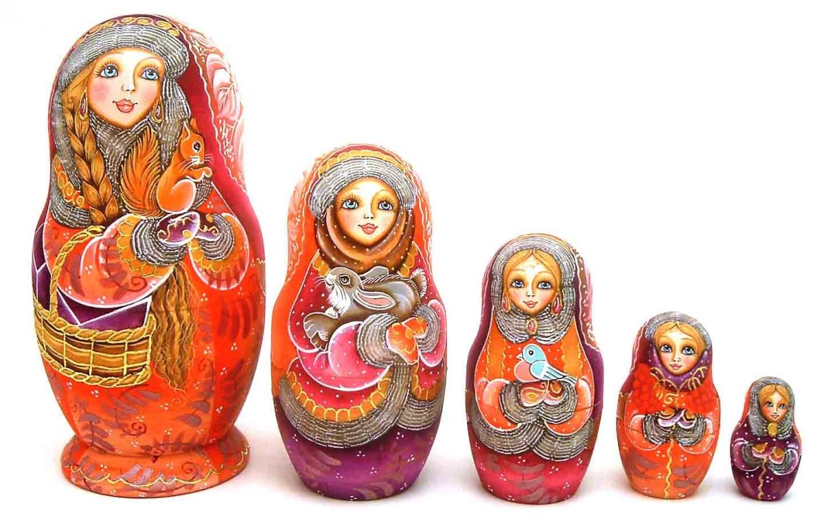 Матрешка Russian Barbie