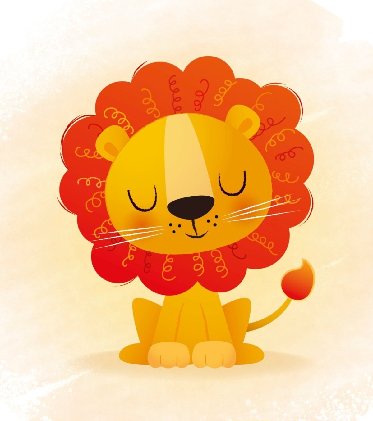 Львенок мультяшный