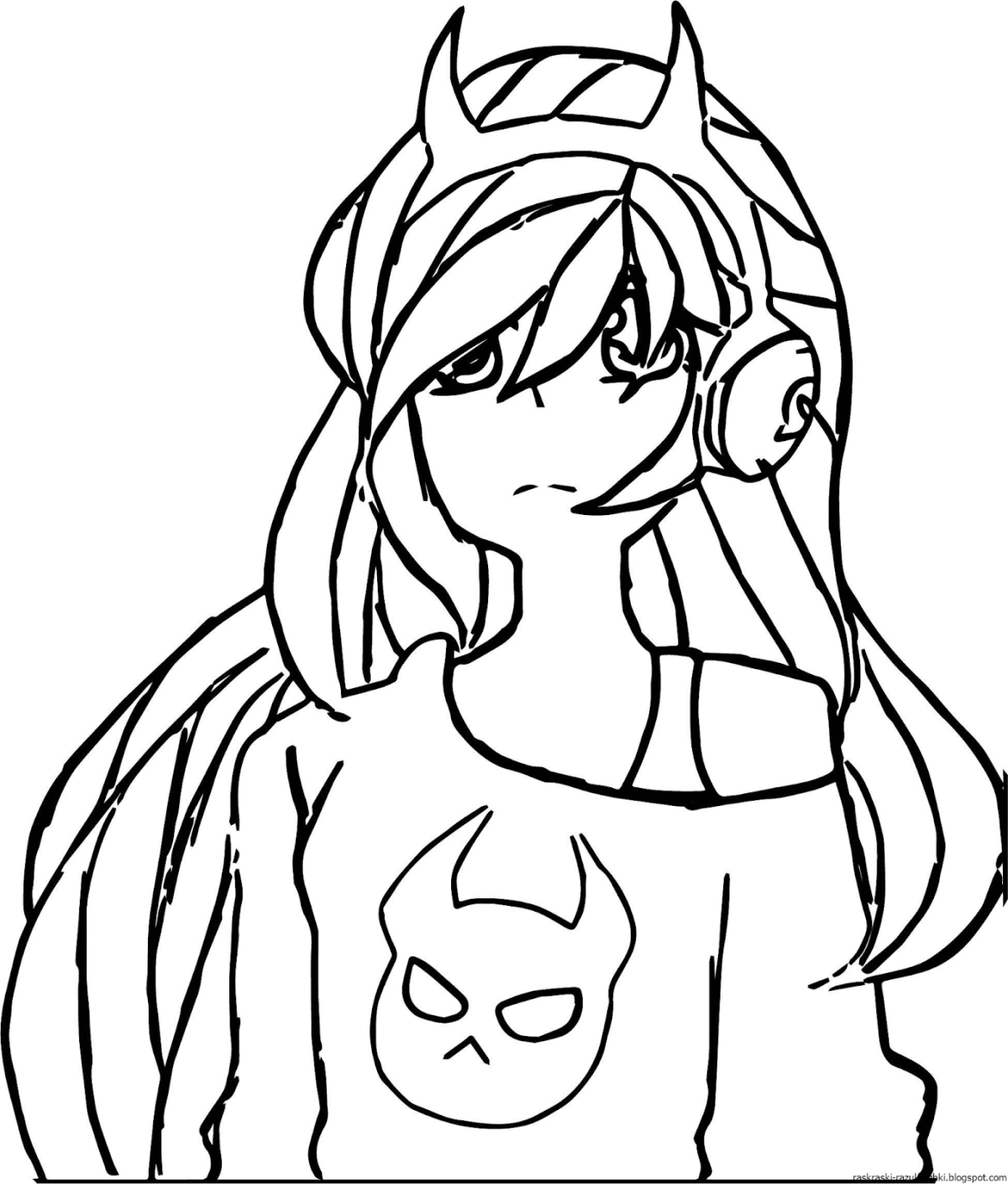 Раскраски гача лайф демоны