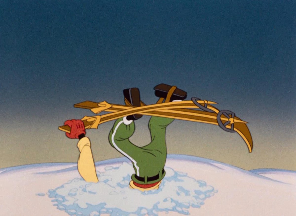 Мультяшки на лыжах