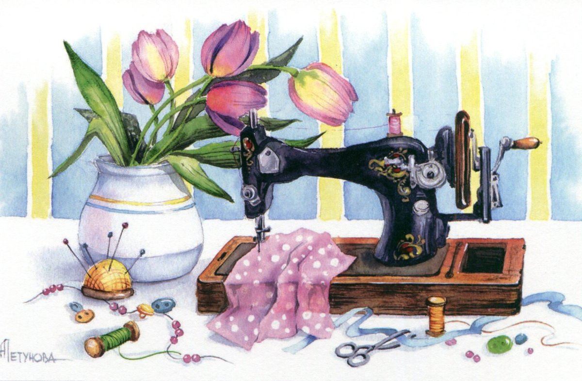 Швея мультяшная