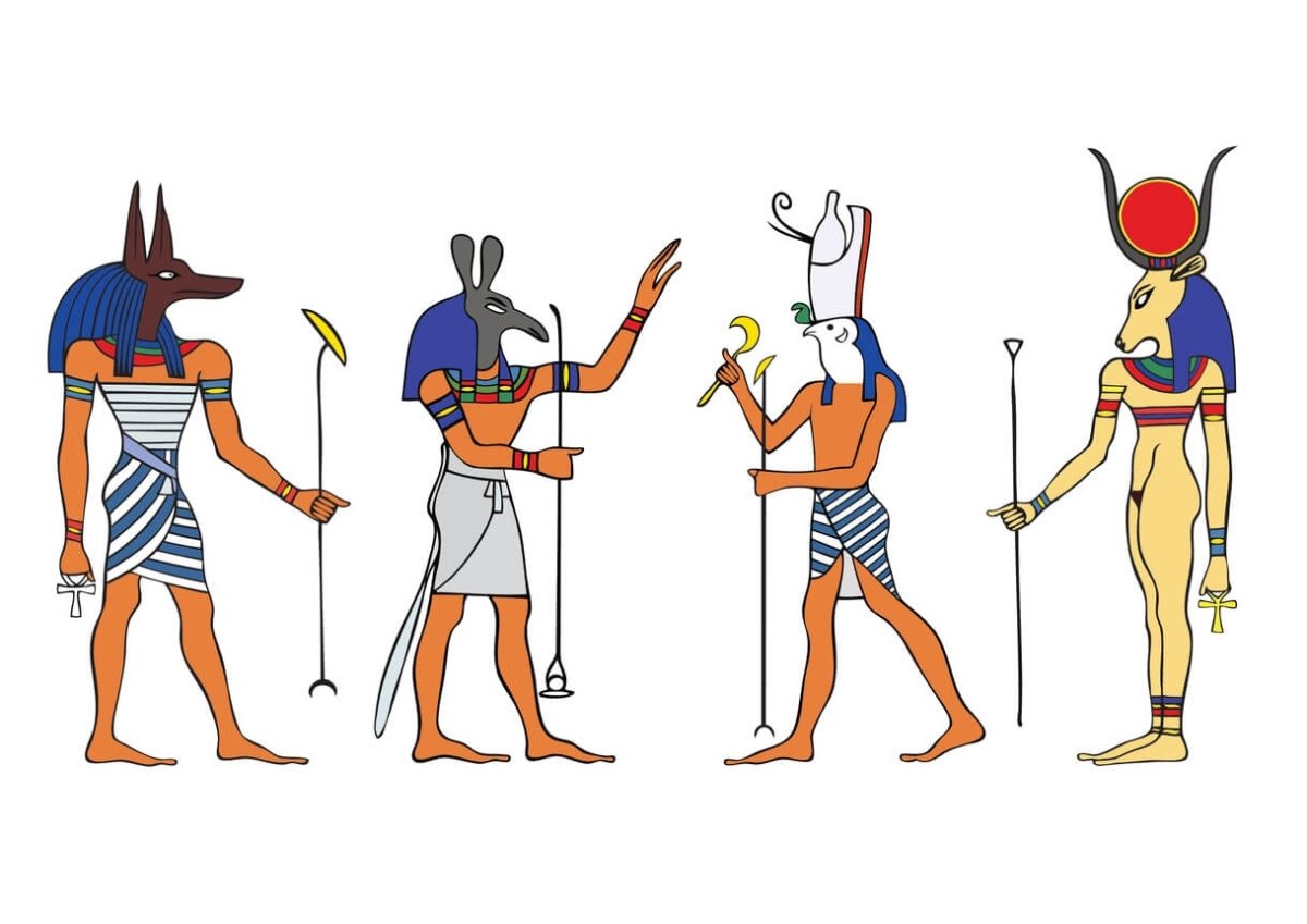 Боги древнего Египта ра Себек тот