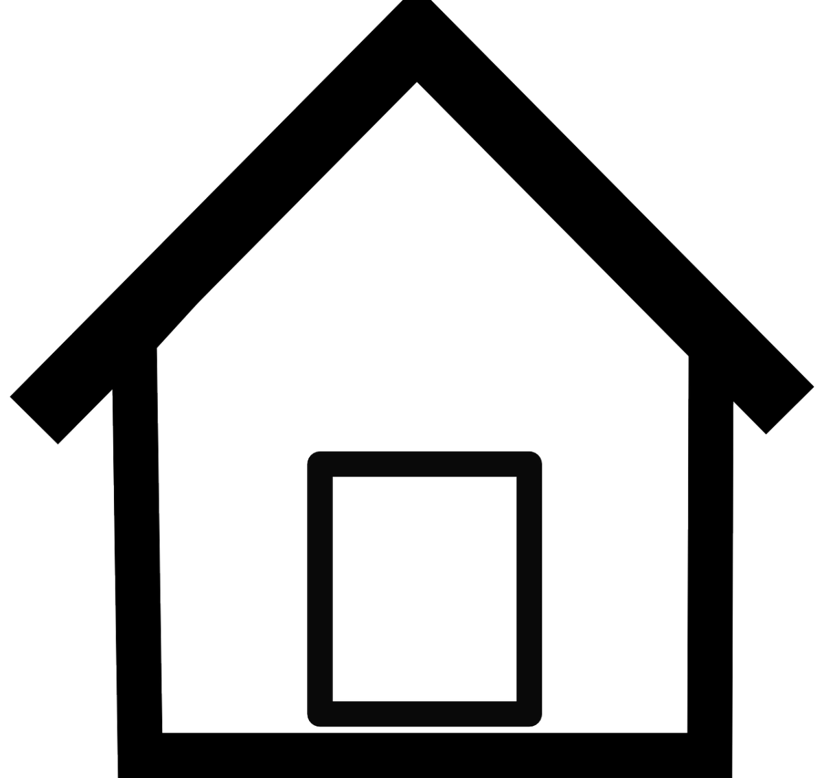 Очертания домика