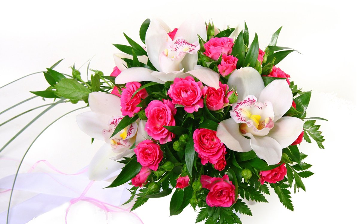 Красивый букет цветов