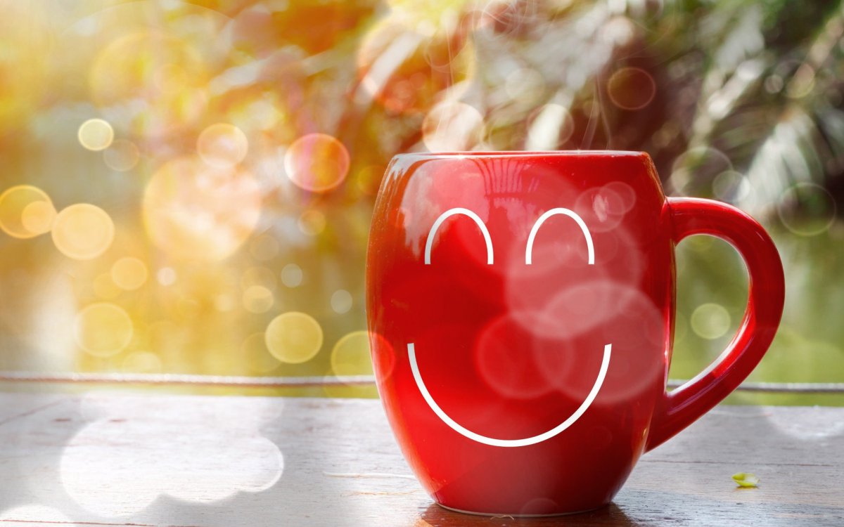 Красивая чашка кофе