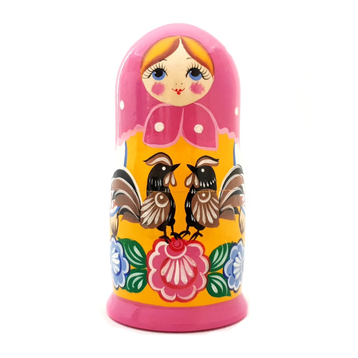 Петриковская роспись Матрешка