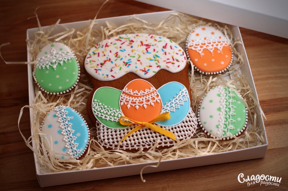 Прянички на Пасху на палочке