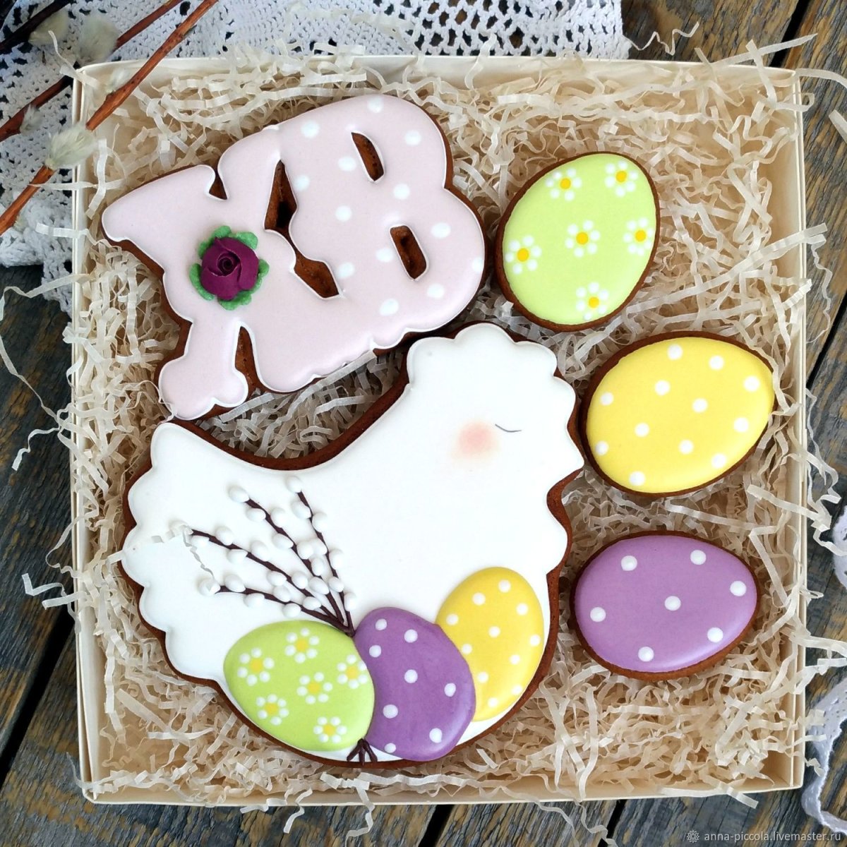 Набор пряников на Пасху