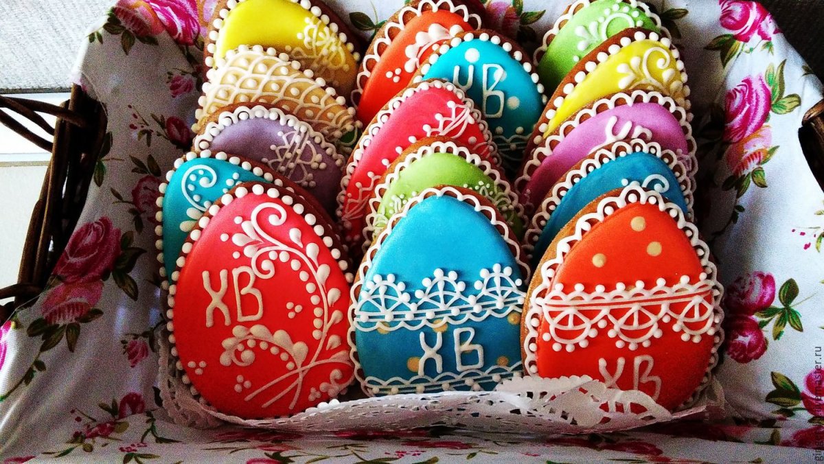 Роспись пасхальных пряников