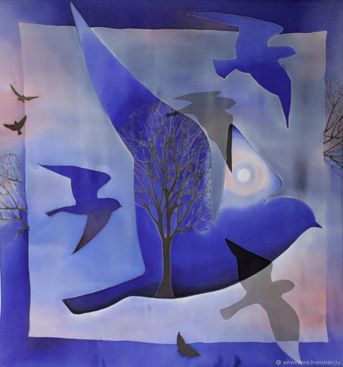 Перелешина Ирина батик диптих