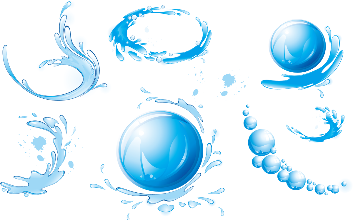 Стилизованная капля воды