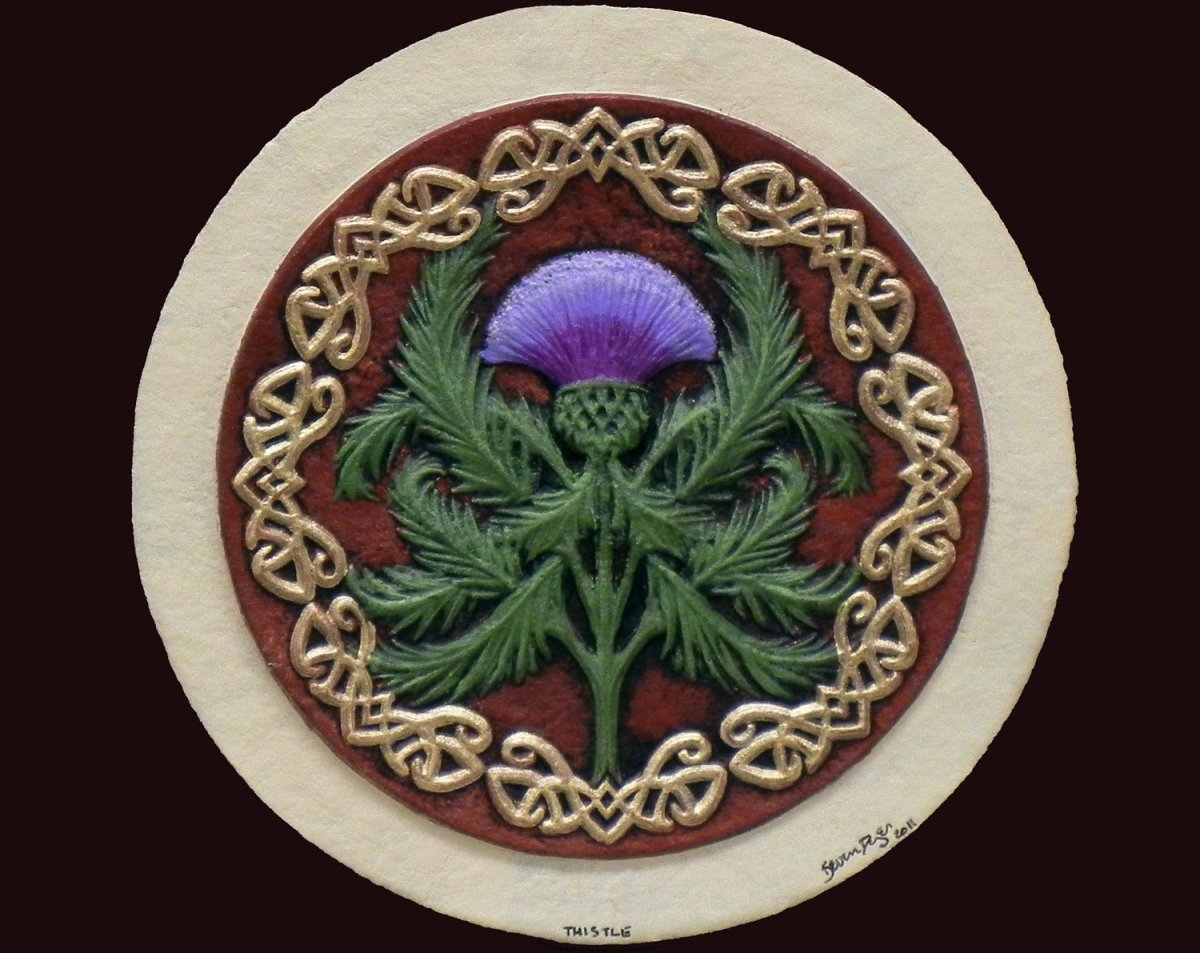 Мандала чертополох