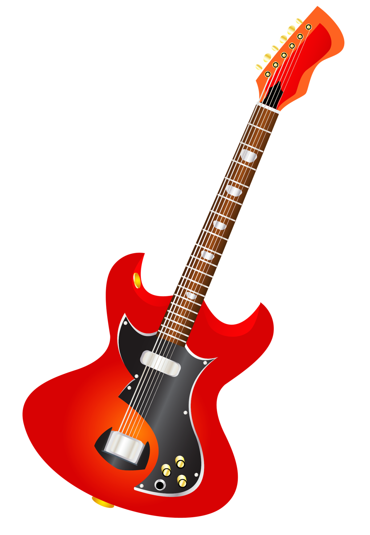 Электрогитара мультяшная