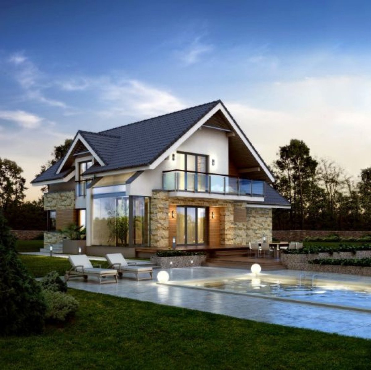 Красивый домик