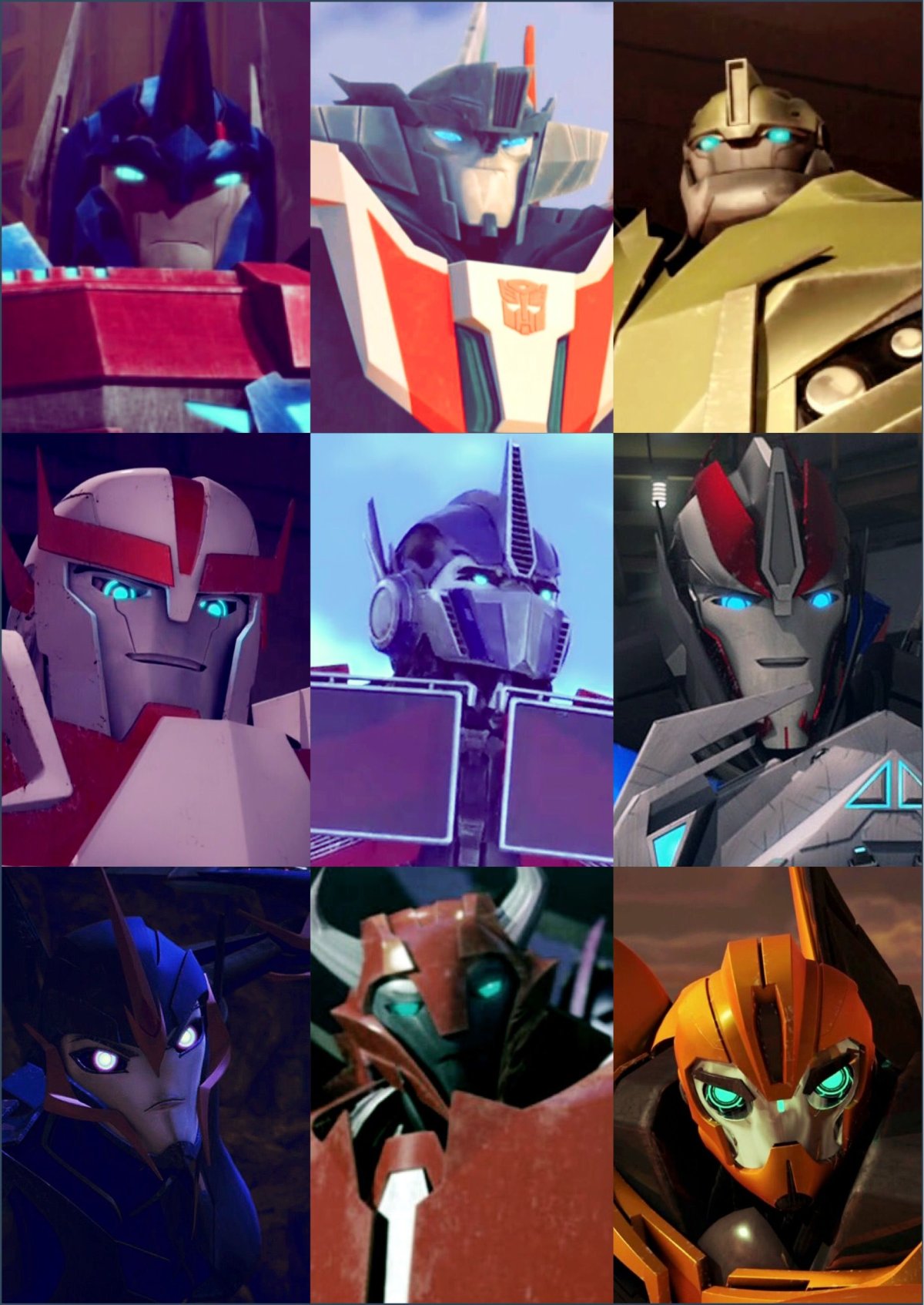 Трансформеры Прайм Бамблби и Мегатрон