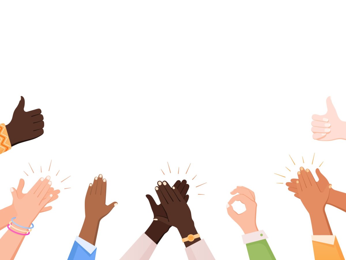 Много аплодисменты вектор