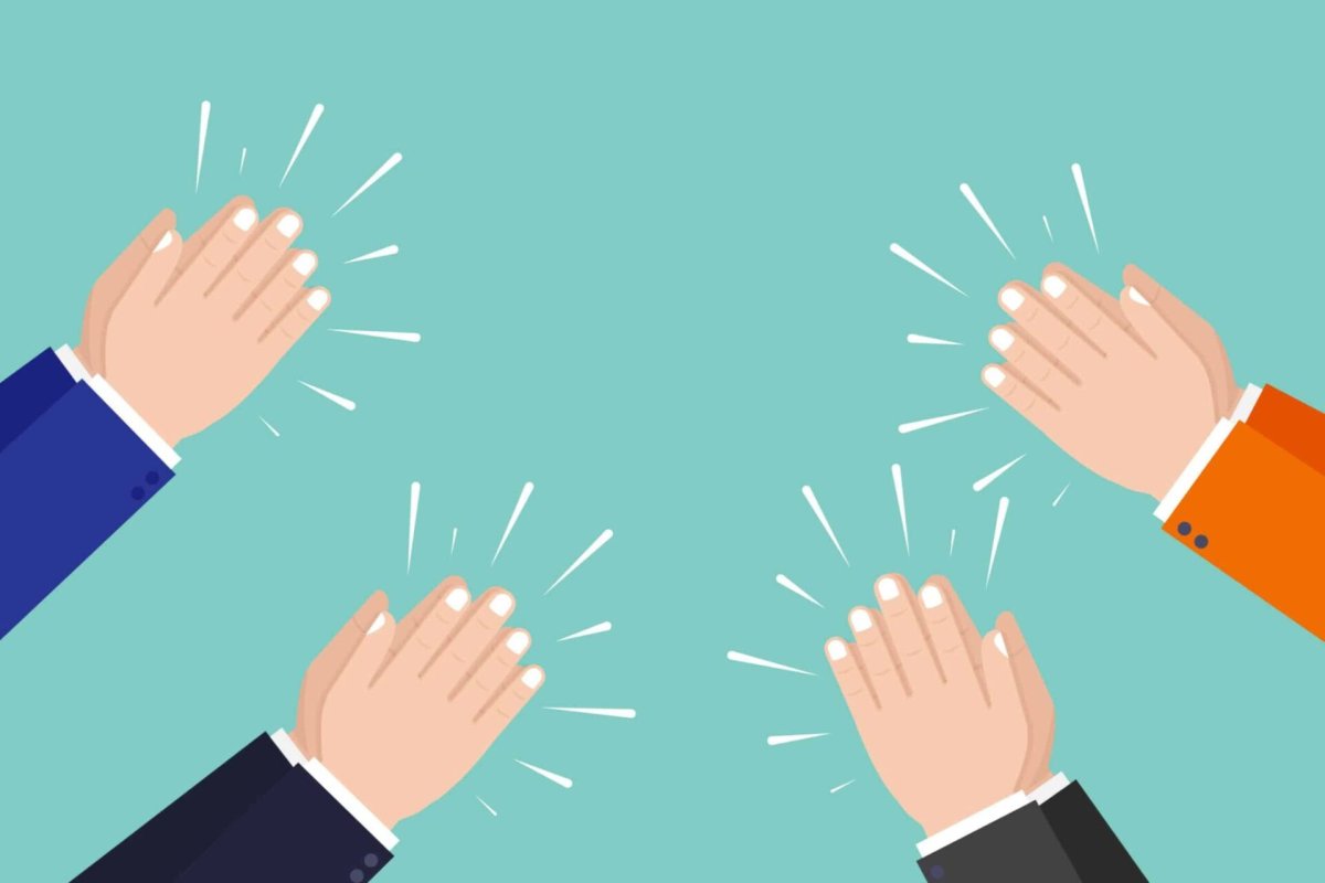 Аплодисменты на прозрачном фоне