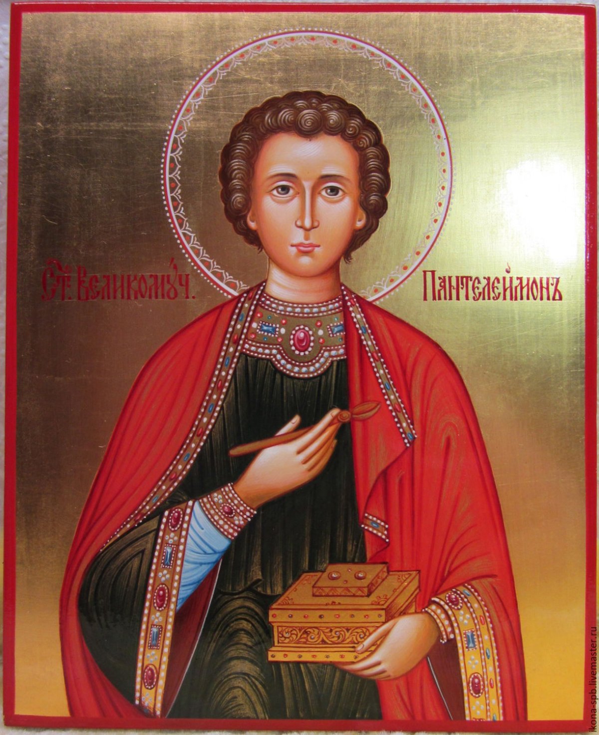 Икона Пантелеймона целителя Афон