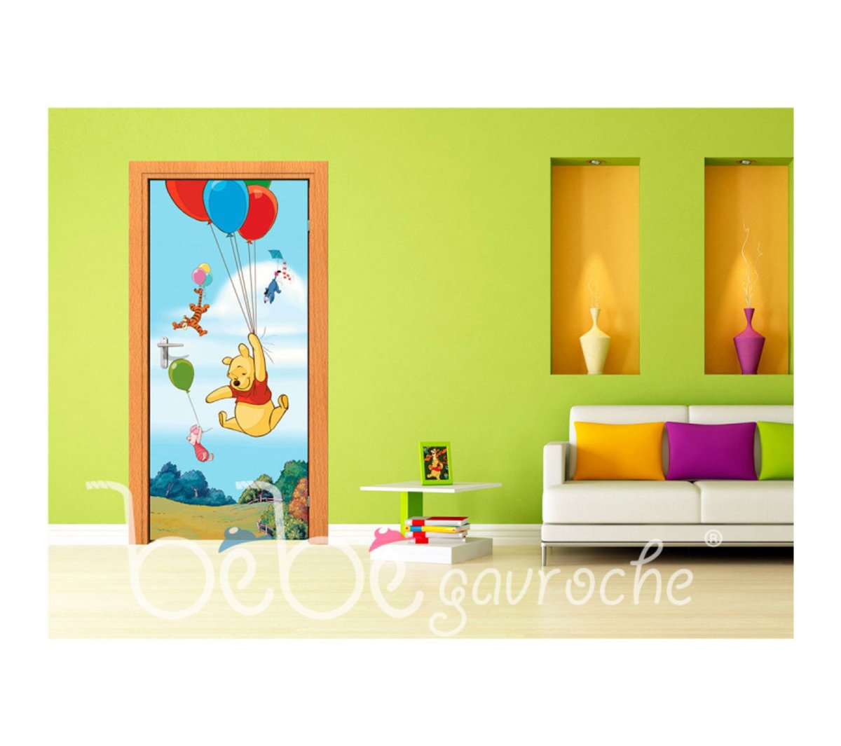 Винни пух Дисней на воздушном шаре