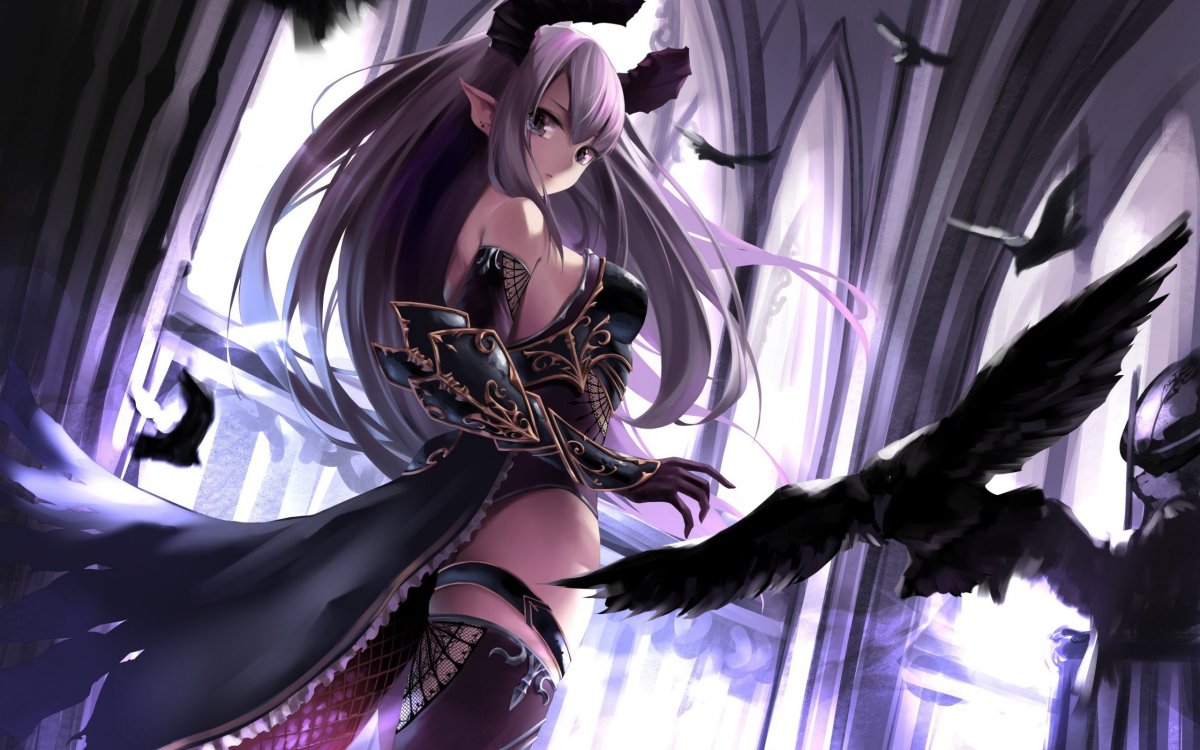 Аниме демон Моника