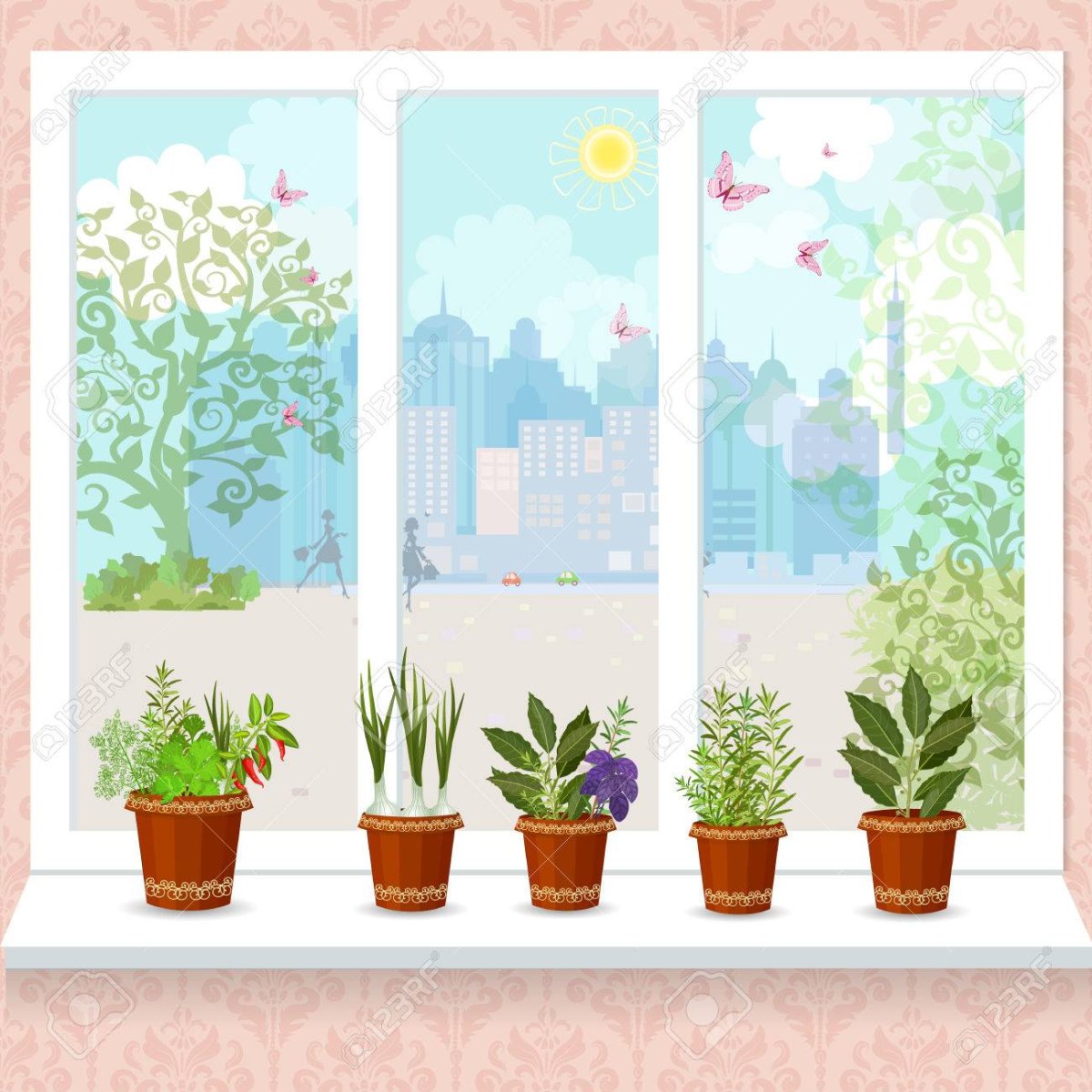 Цветы на подоконнике для детей