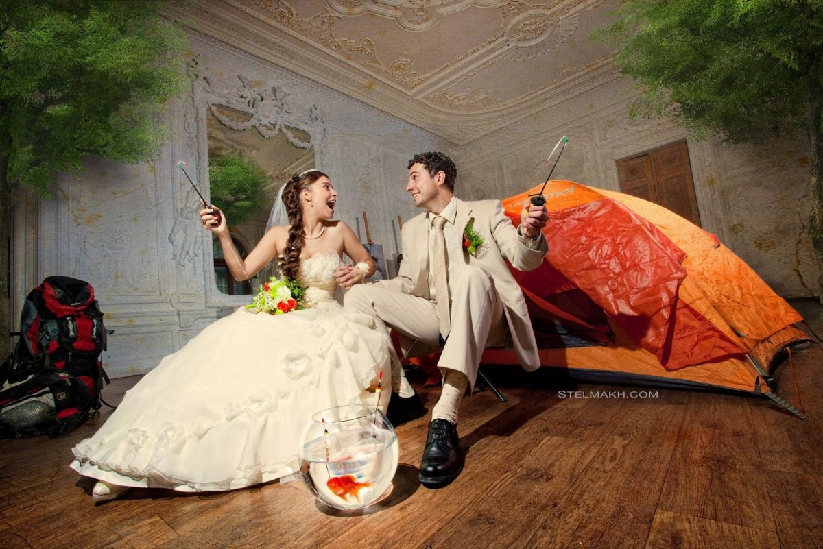 Самые необычные Свадебные фотосессии