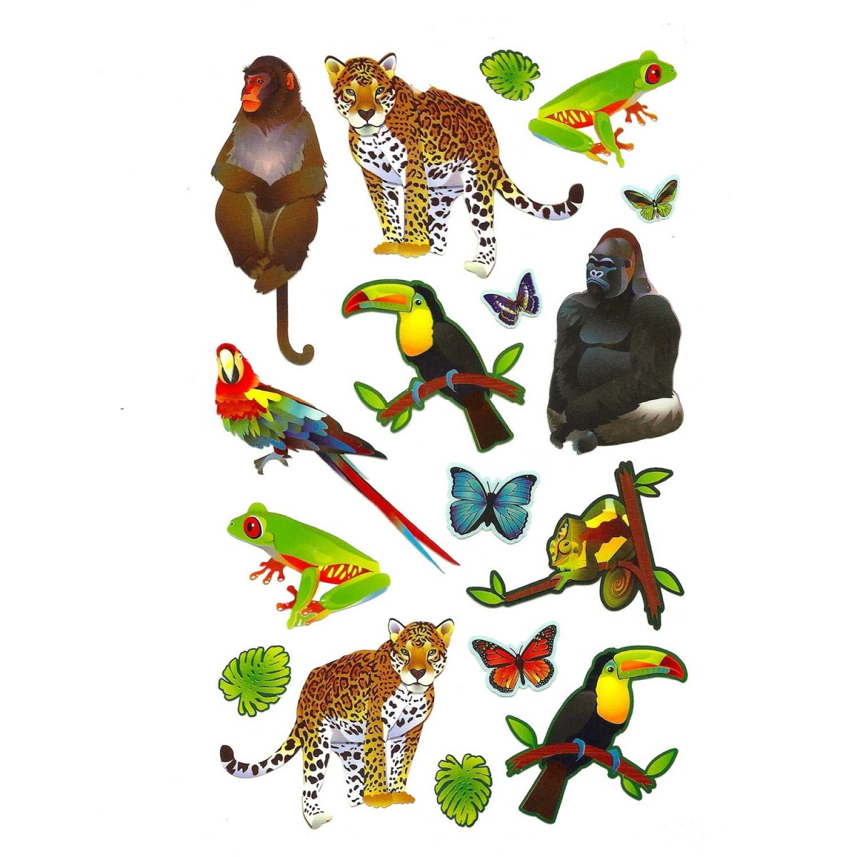 Животные джунглей для дошкольников