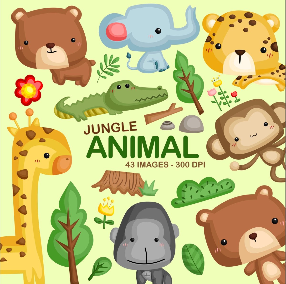 Jungle animals образ