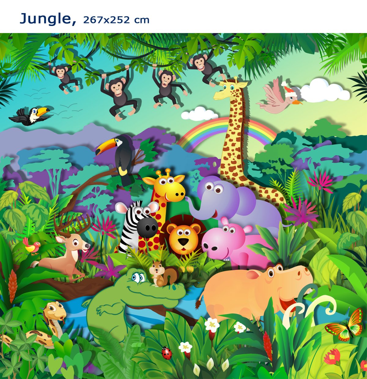 Тигренок в джунглях