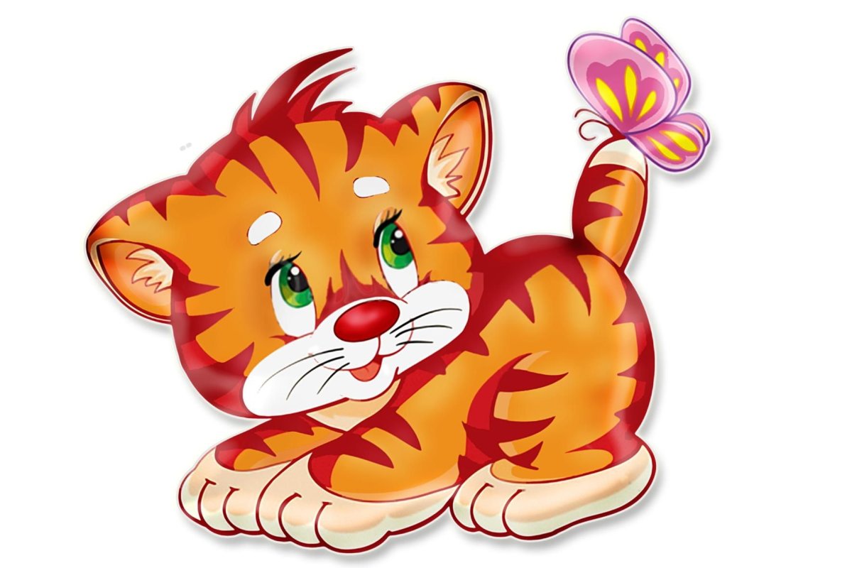 Котенок мультяшный