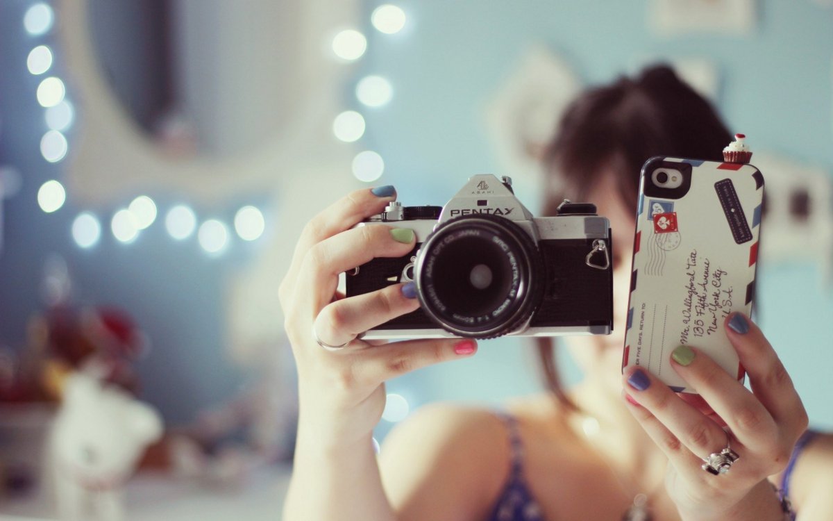 Фотосессия с фотоаппаратом