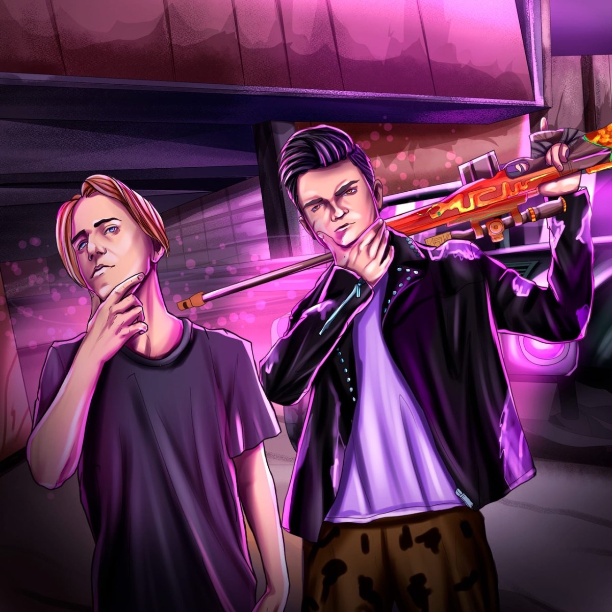 Люсик и Веля Трежер Хантер