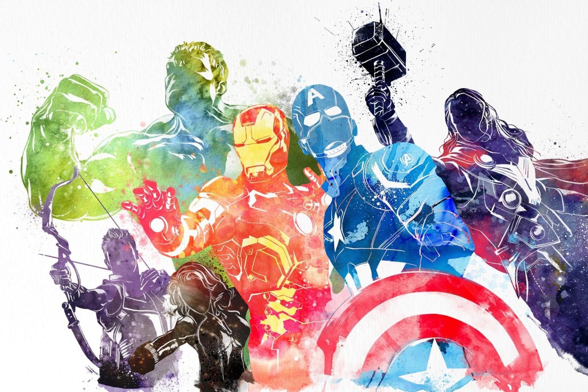 Халк человек паук тор Супермен Бэтмен Росомаха флеш Железный человек