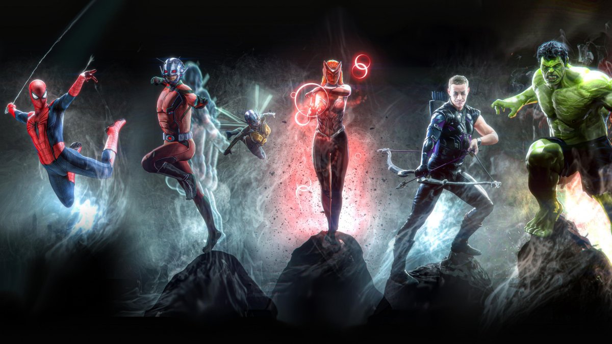 Марвел и ДС Постер