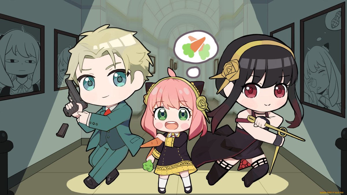 Аня аниме семья шпионов