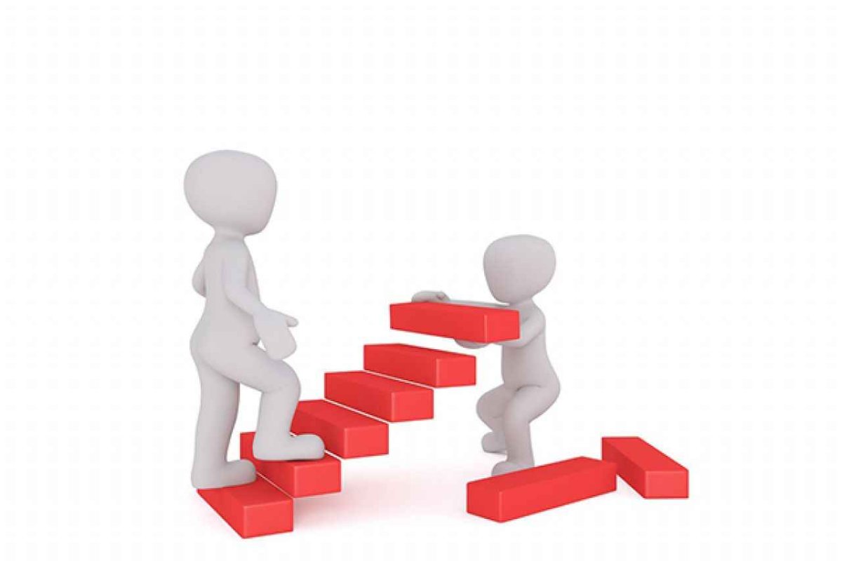 Коуч и клиент иллюстрация