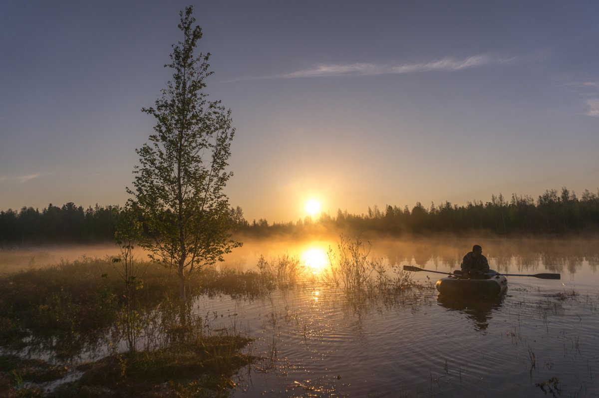 Утро рыбака