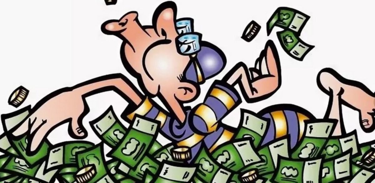 Рисунки с деньгами прикольные