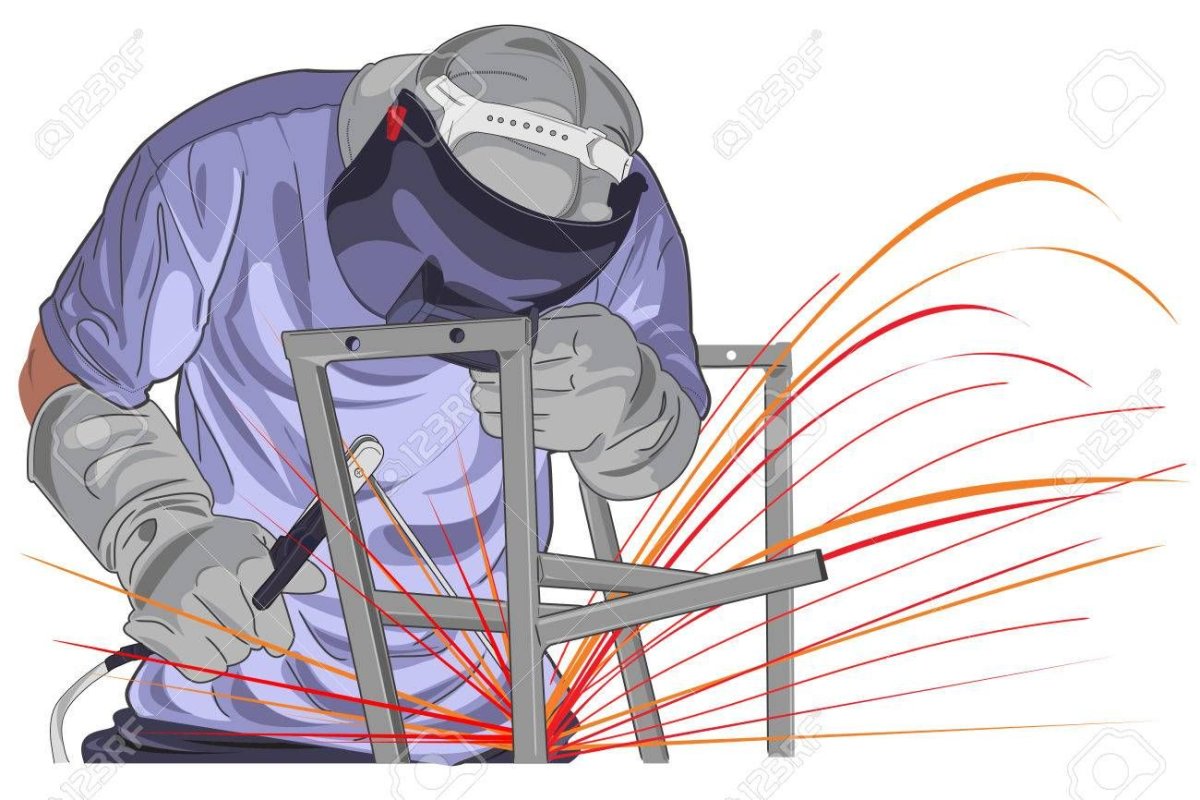 Макет сварщик