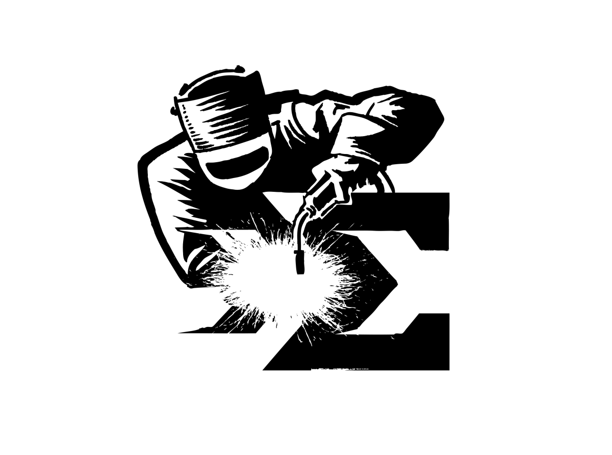 Сварщик рисованный