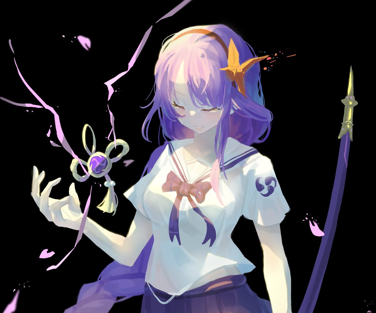 Рейден Геншин медитирует