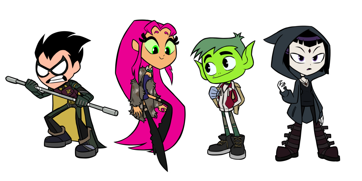 Юные Титаны вперёд Рейвен и Робин