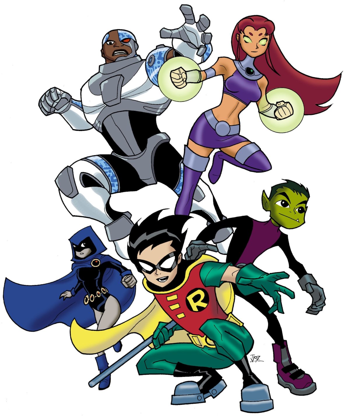 Мультик юные Титаны