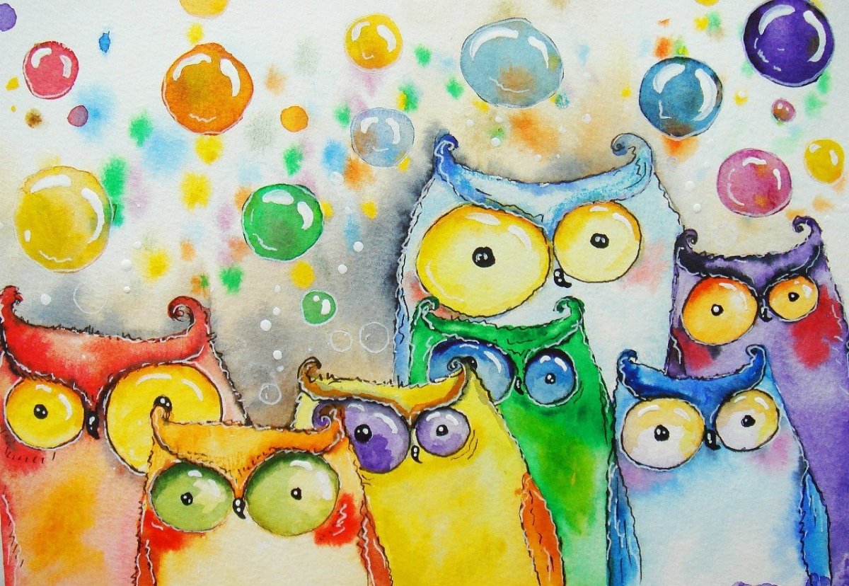 Ярки и позитивные рисунки