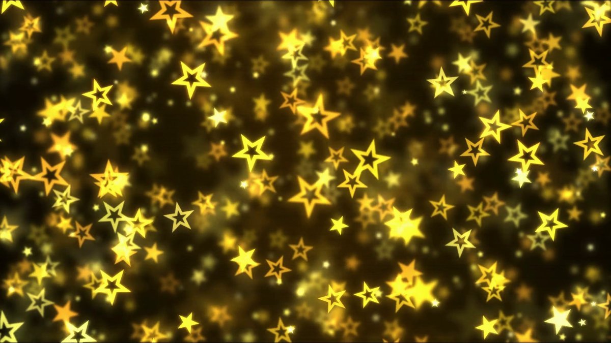 Звезды на золотом фоне