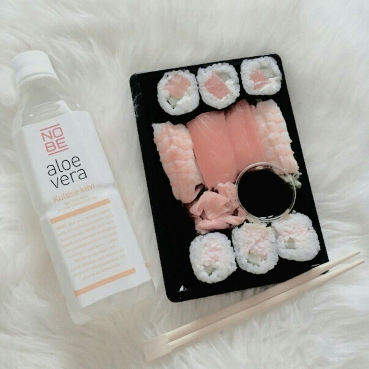 Суши и корейская еда Эстетика