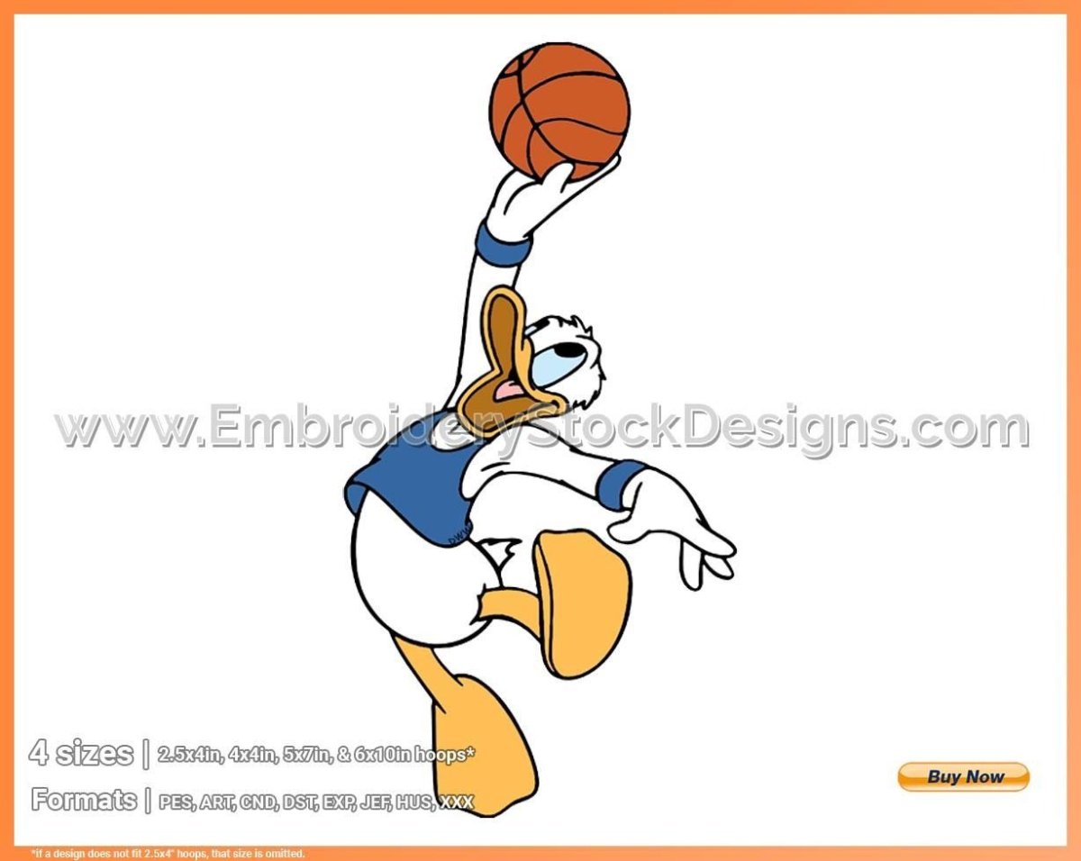 Дональд дак баскетбол