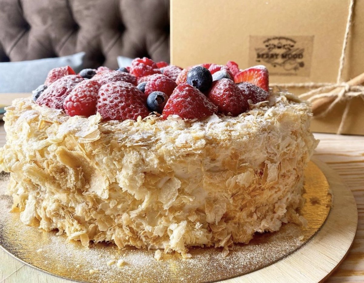 Торт из магазинных бисквитных коржей