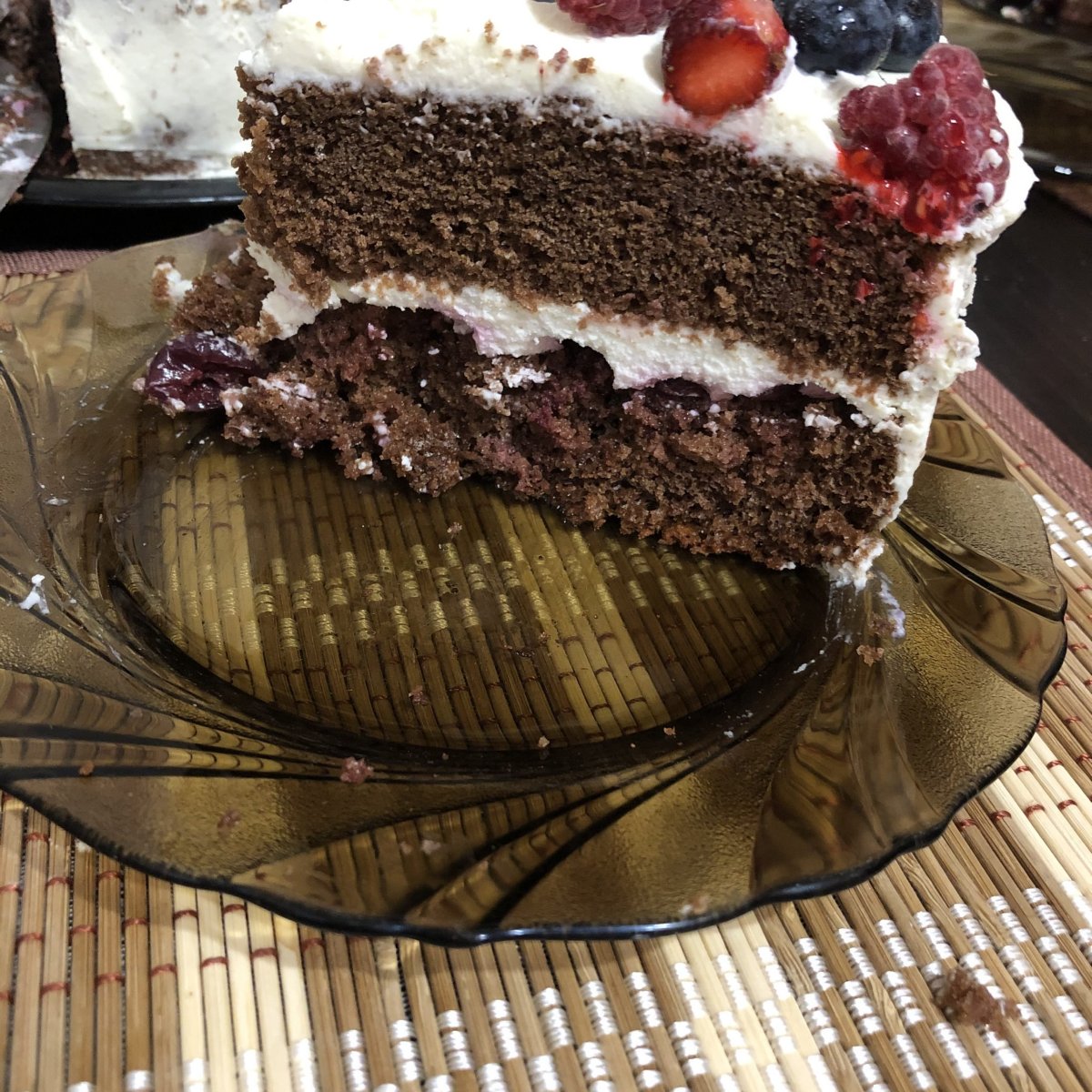 Торт Спартак шоколадно-медовый