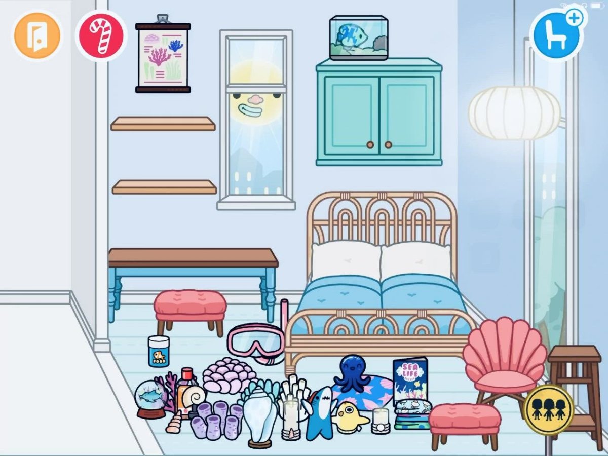 Тока бока декор для домика Токио Художественные комнаты